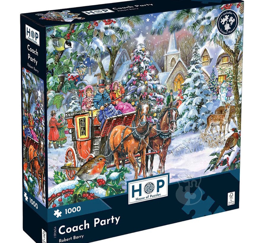 House of Puzzles Coach Party Puzzle 1000pcs