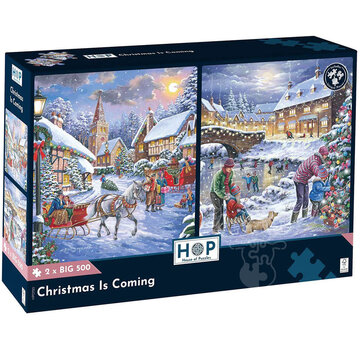 House of Puzzles House of Puzzles Christmas Is Coming Puzzle Big 2 x 500pcs