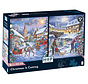House of Puzzles Christmas Is Coming Puzzle Big 2 x 500pcs