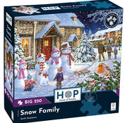 House of Puzzles House of Puzzles Snow Family Puzzle Big 250pcs