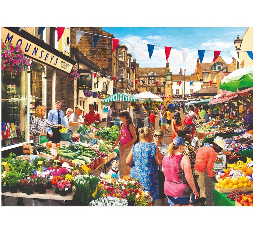 House of Puzzles Street Market Puzzle 500pcs