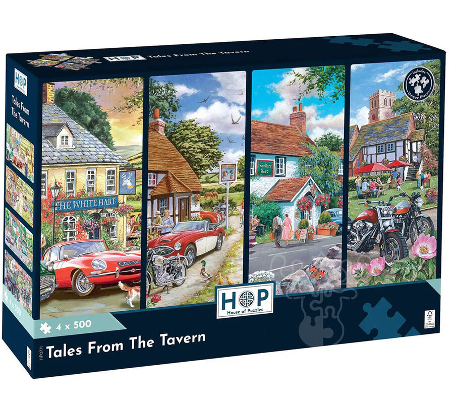 House of Puzzles Tales From The Tavern Puzzle 4 x 500pcs