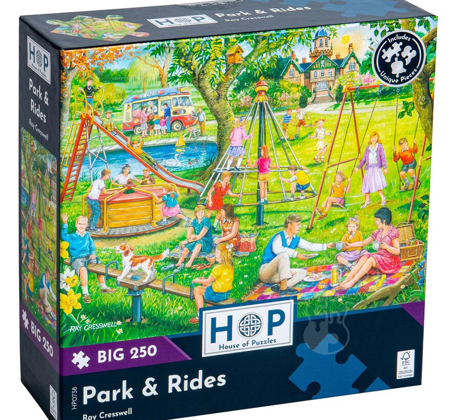 House of Puzzles Park & Rides Puzzle Big 250pcs