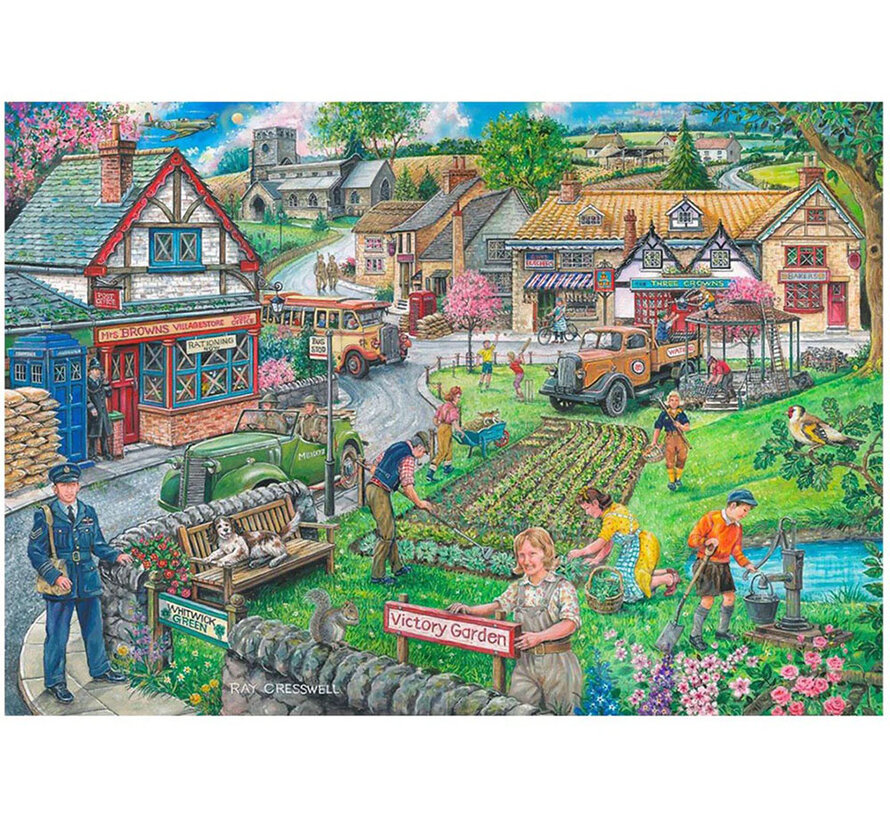 House of Puzzles Wartime Green Puzzle Big 250pcs