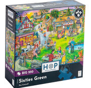 House of Puzzles House of Puzzles Sixties Green Puzzle Big 250pcs