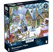 House of Puzzles House of Puzzles Snowman's View Puzzle 1000pcs