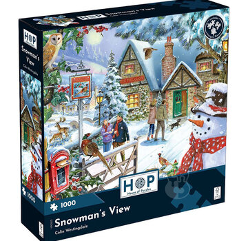 House of Puzzles House of Puzzles Snowman's View Puzzle 1000pcs