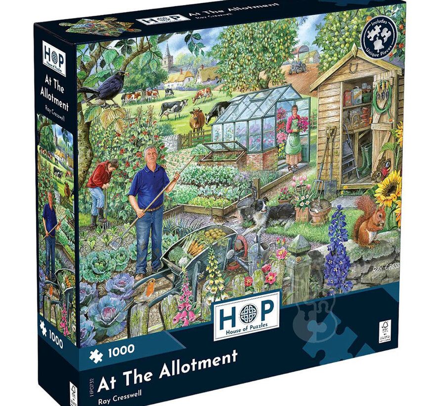 House of Puzzles At The Allotment Puzzle 1000pcs