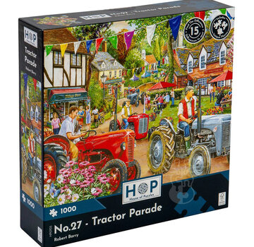 House of Puzzles House of Puzzles Tractor Parade Spot the Difference Puzzle 1000pcs