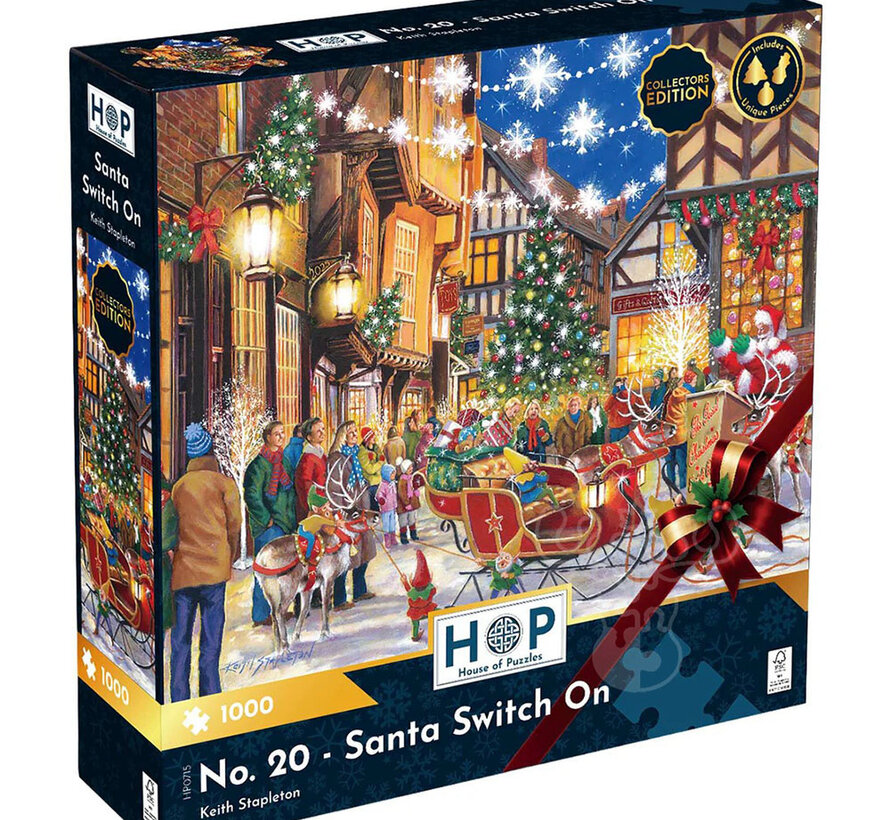 House of Puzzles Santa Switch On Puzzle 1000pcs