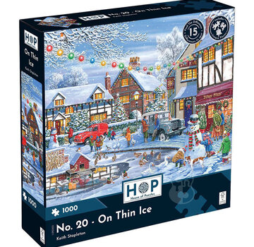 House of Puzzles House of Puzzles On Thin Ice Spot the Difference Puzzle 1000pcs