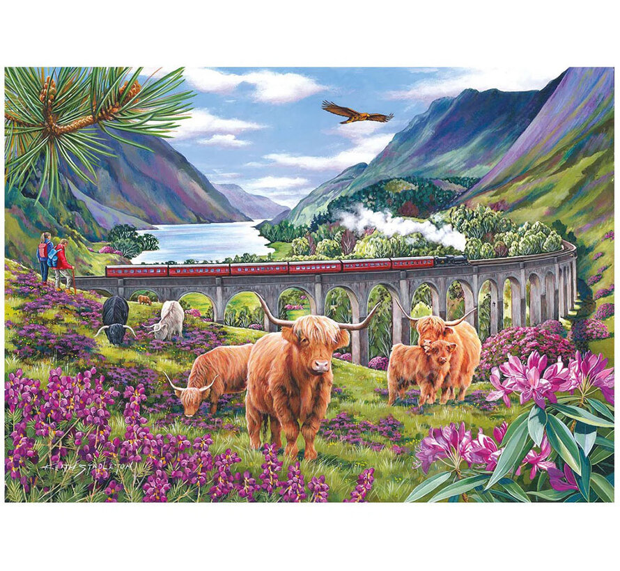 House of Puzzles Glenfinnan Ladies Puzzle 1000pcs