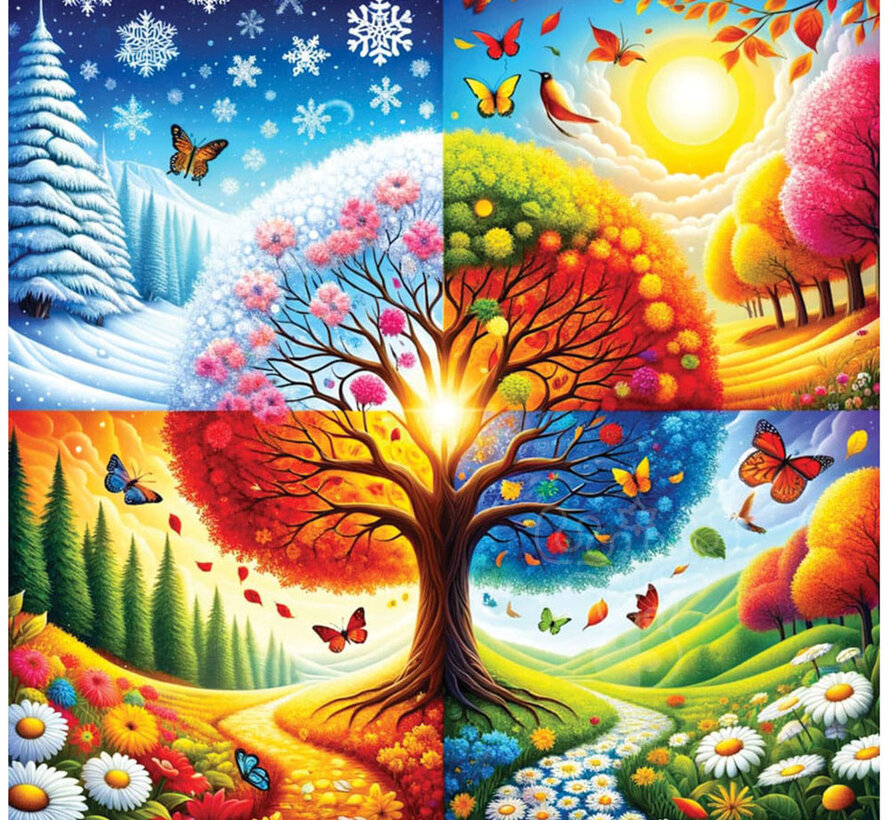 Yazz Puzzle Four Seasons Puzzle 1023pcs