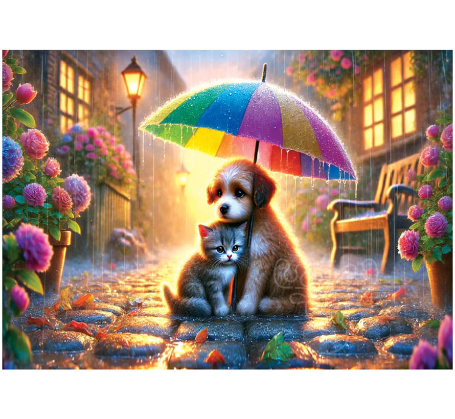Pre-Order Yazz Puzzle Under Umbrella Puzzle 1000pcs