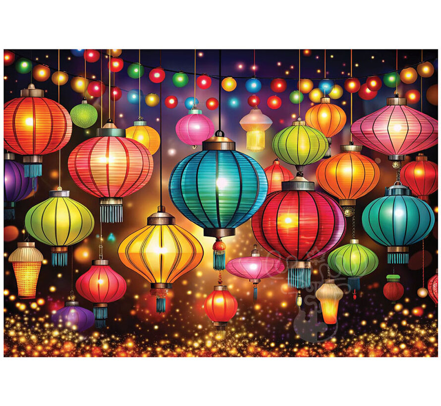 Yazz Puzzle Colorful Lights Puzzle 1000pcs