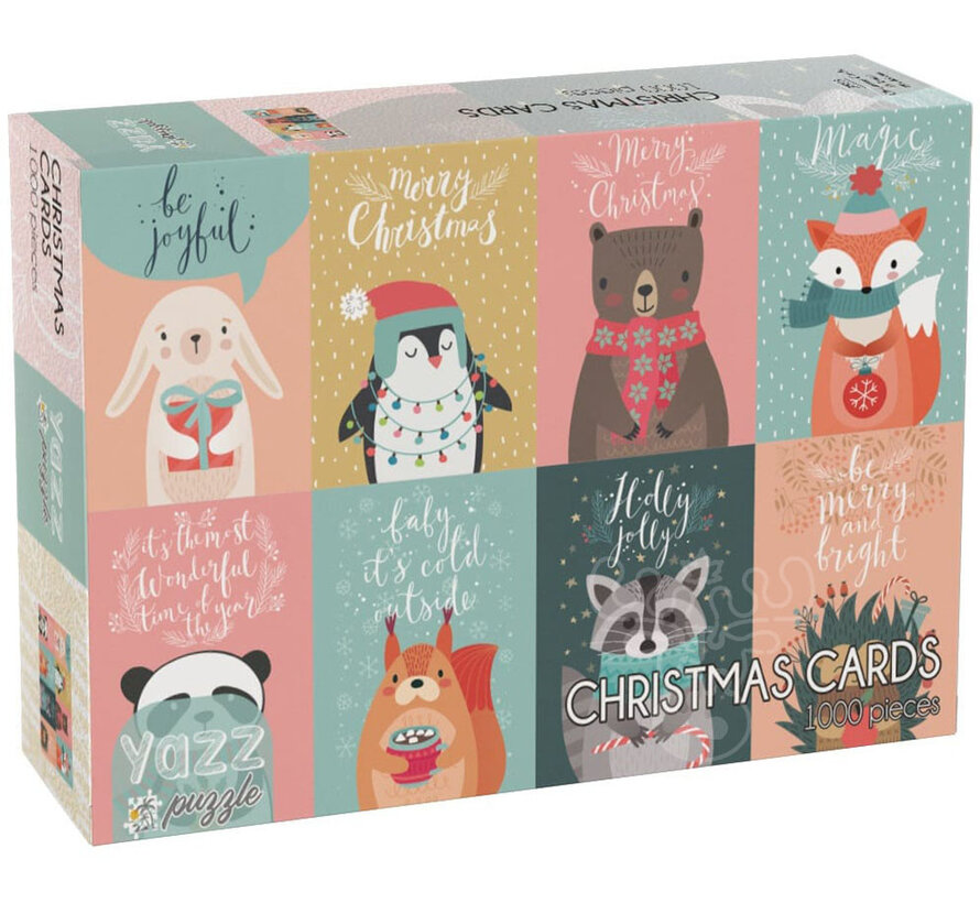 Yazz Puzzle Christmas Cards Puzzle 1000pcs