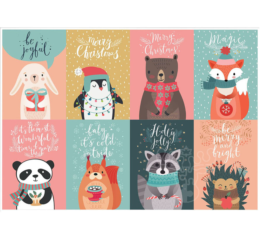 Yazz Puzzle Christmas Cards Puzzle 1000pcs