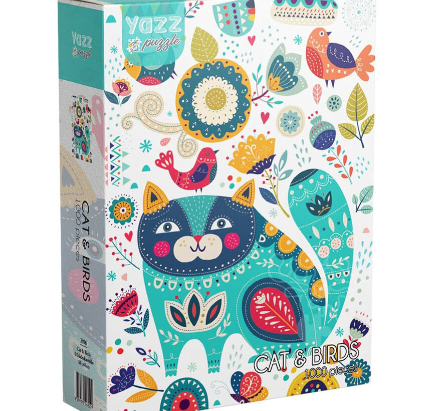 Yazz Puzzle Cat & Birds Puzzle 1000pcs
