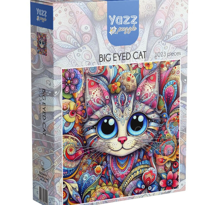 Yazz Puzzle Big Eyed Cat Puzzle 1023pcs