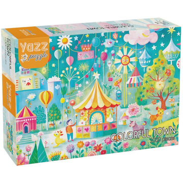 Yazz Puzzle Yazz Puzzle Colorful Town Puzzle 1000pcs