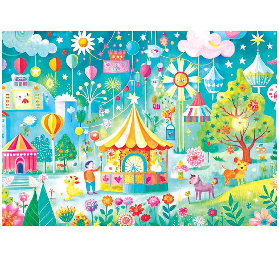 Yazz Puzzle Colorful Town Puzzle 1000pcs