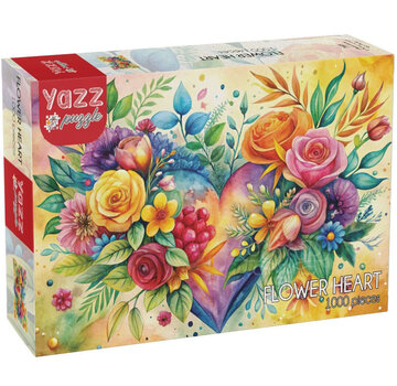 Yazz Puzzle Yazz Puzzle Flower Heart Puzzle 1000pcs