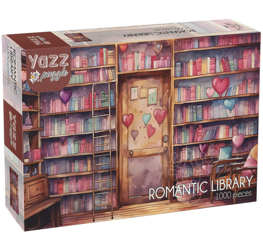 Pre-Order Yazz Puzzle Romantic Library Puzzle 1000pcs