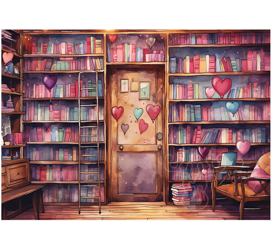 Yazz Puzzle Romantic Library Puzzle 1000pcs