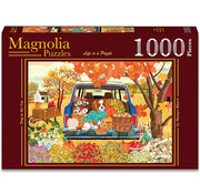 Magnolia Puzzles Magnolia Dog in the Car Puzzle 1000pcs
