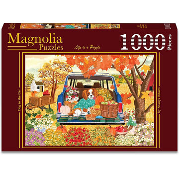 Magnolia Puzzles Magnolia Dog in the Car Puzzle 1000pcs