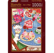 Magnolia Puzzles Magnolia Cat Feast Puzzle 1000pcs