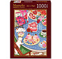 Magnolia Cat Feast Puzzle 1000pcs