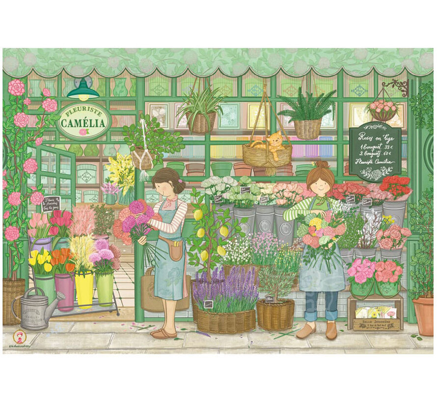 Magnolia Fleuriste Camelia Puzzle 1000pcs