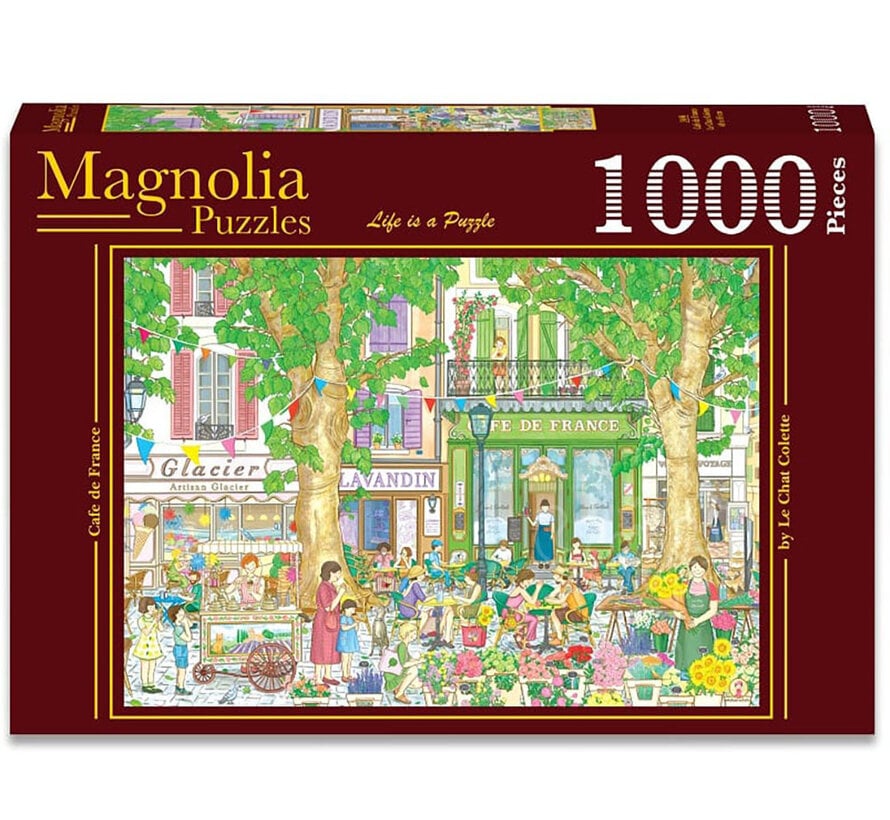 Magnolia Cafe de France Puzzle 1000pcs