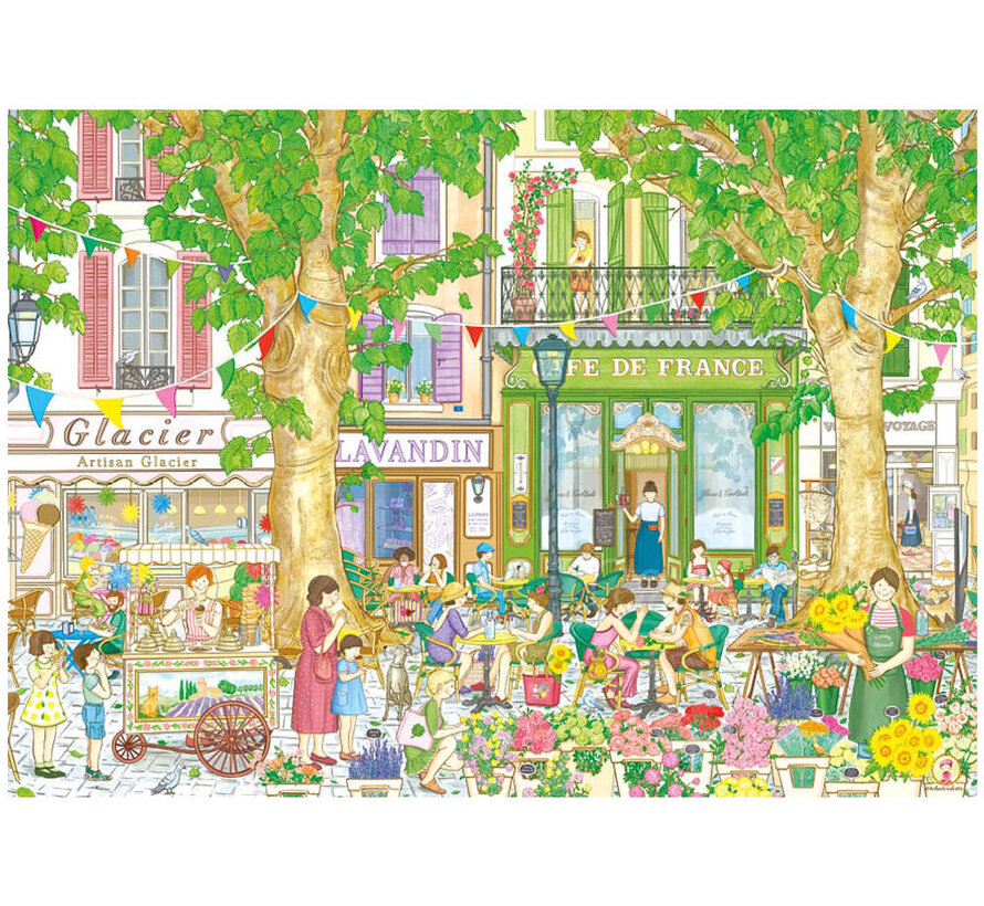 Magnolia Cafe de France Puzzle 1000pcs