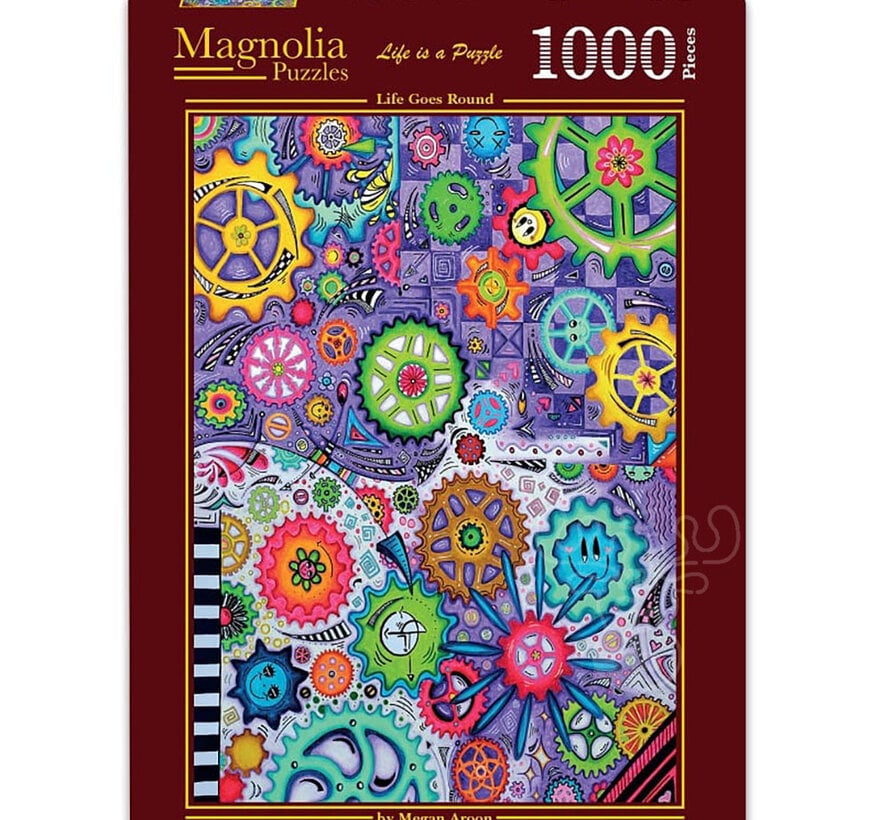 Magnolia Life Goes Round Puzzle 1000pcs