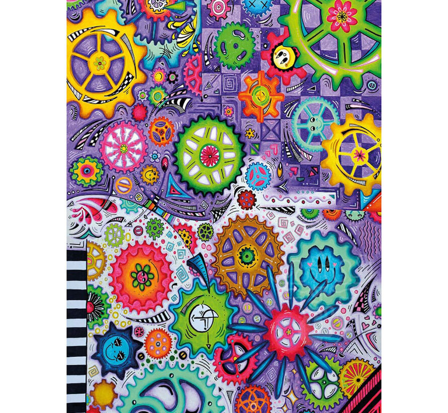 Magnolia Life Goes Round Puzzle 1000pcs