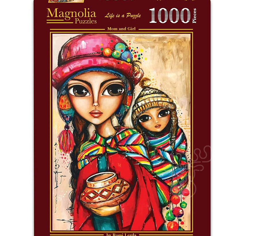 Magnolia Mom and Girl Puzzle 1000pcs