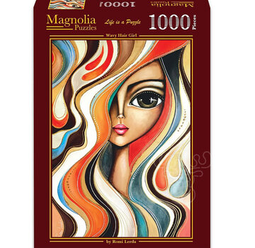 Magnolia Puzzles Magnolia Wavy Hair Girl Puzzle 1000pcs