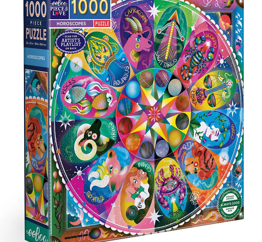 eeBoo Horoscopes Puzzle 1000pcs