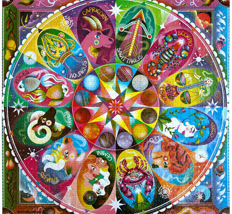 eeBoo Horoscopes Puzzle 1000pcs