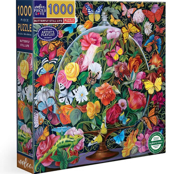 EeBoo eeBoo Butterfly Still Life Puzzle 1000pcs