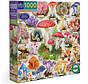 eeBoo Bountiful Mushrooms Puzzle 1000pcs