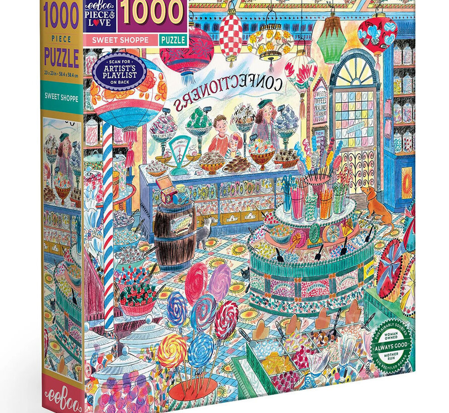 eeBoo Sweet Shoppe Puzzle 1000pcs