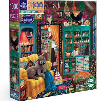 EeBoo eeBoo Sorcerer's Den Puzzle 1000pcs