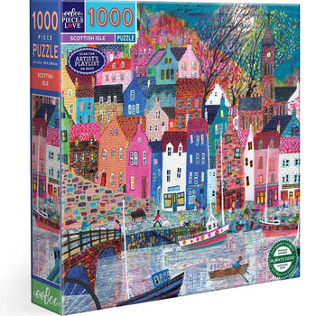 EeBoo eeBoo Scottish Isle Puzzle 1000pcs