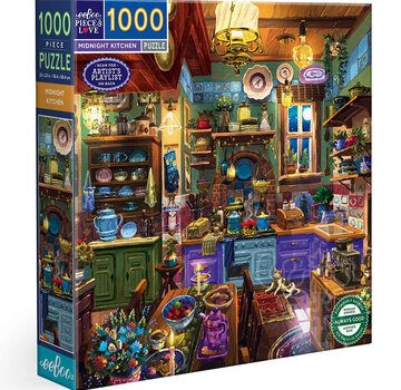 EeBoo eeBoo Midnight Kitchen Puzzle 1000pcs