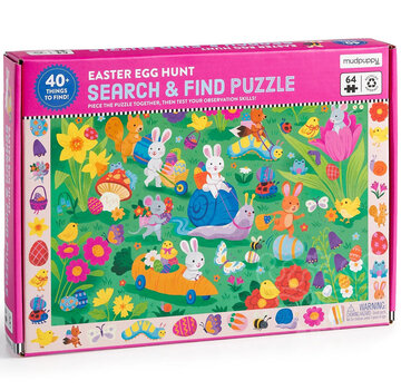 Mudpuppy Mudpuppy Easter Egg Hunt Search & Find Puzzle 64pcs