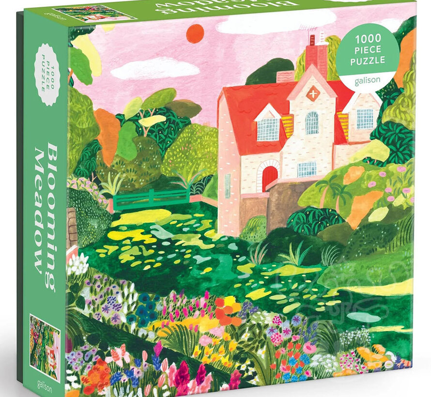 Galison Blooming Meadow Puzzle 1000pcs