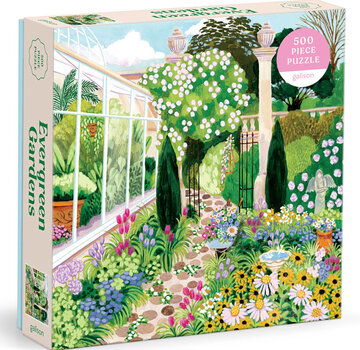 Galison Galison Evergreen Gardens Puzzle 500pcs